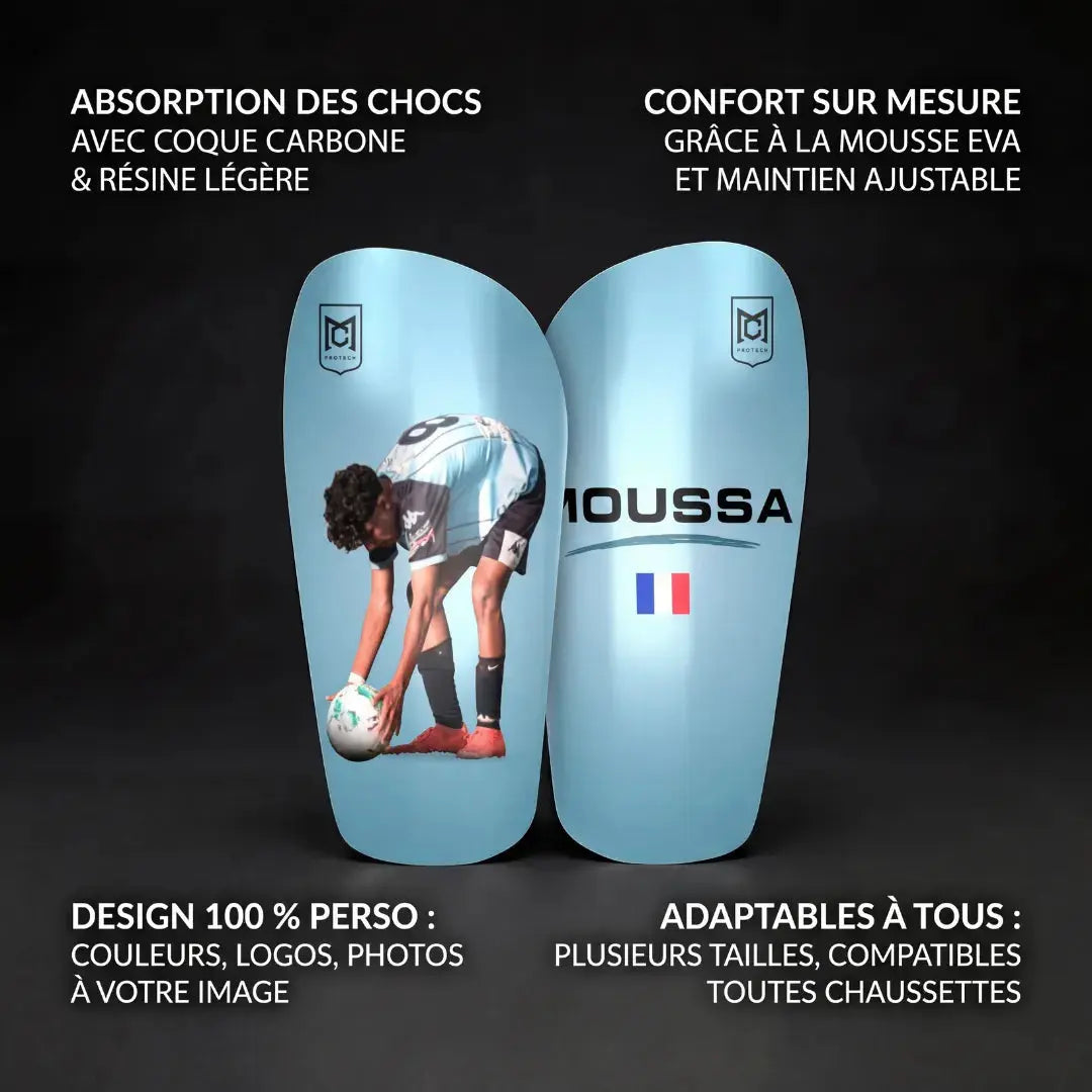 Protège-tibias personnalisables MC Protech