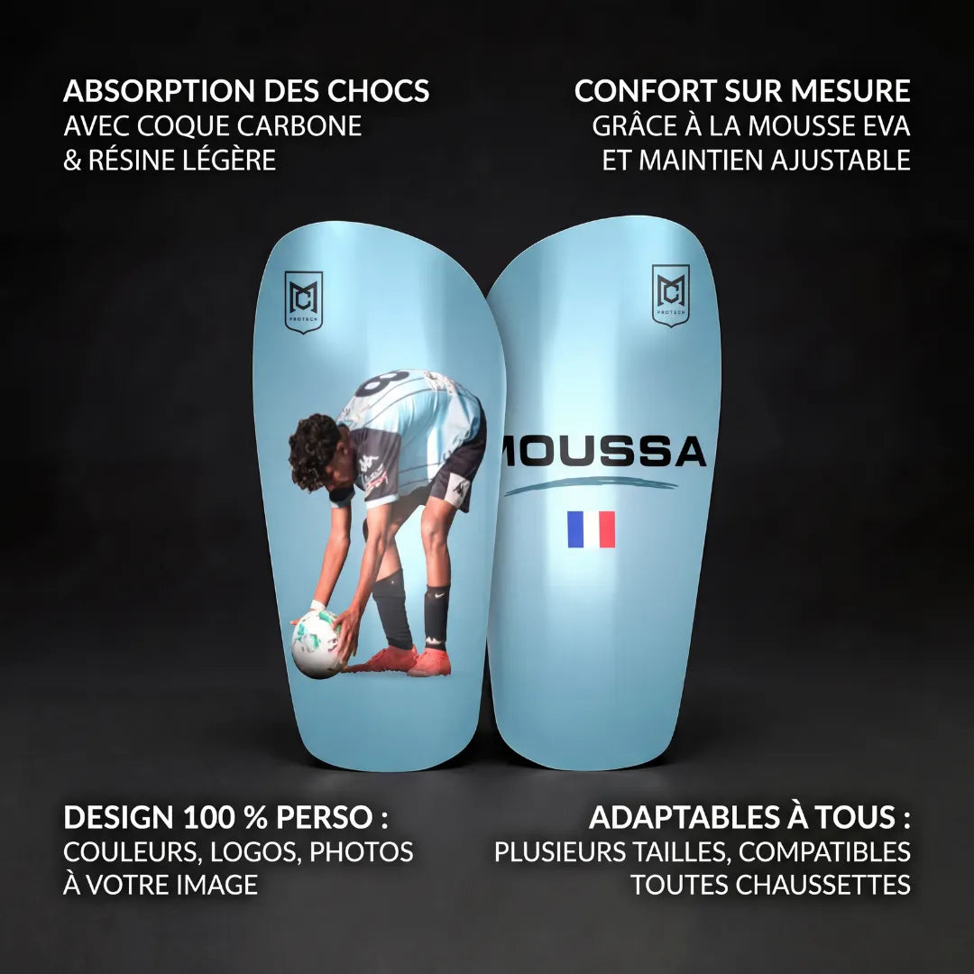 Protège-tibias personnalisables