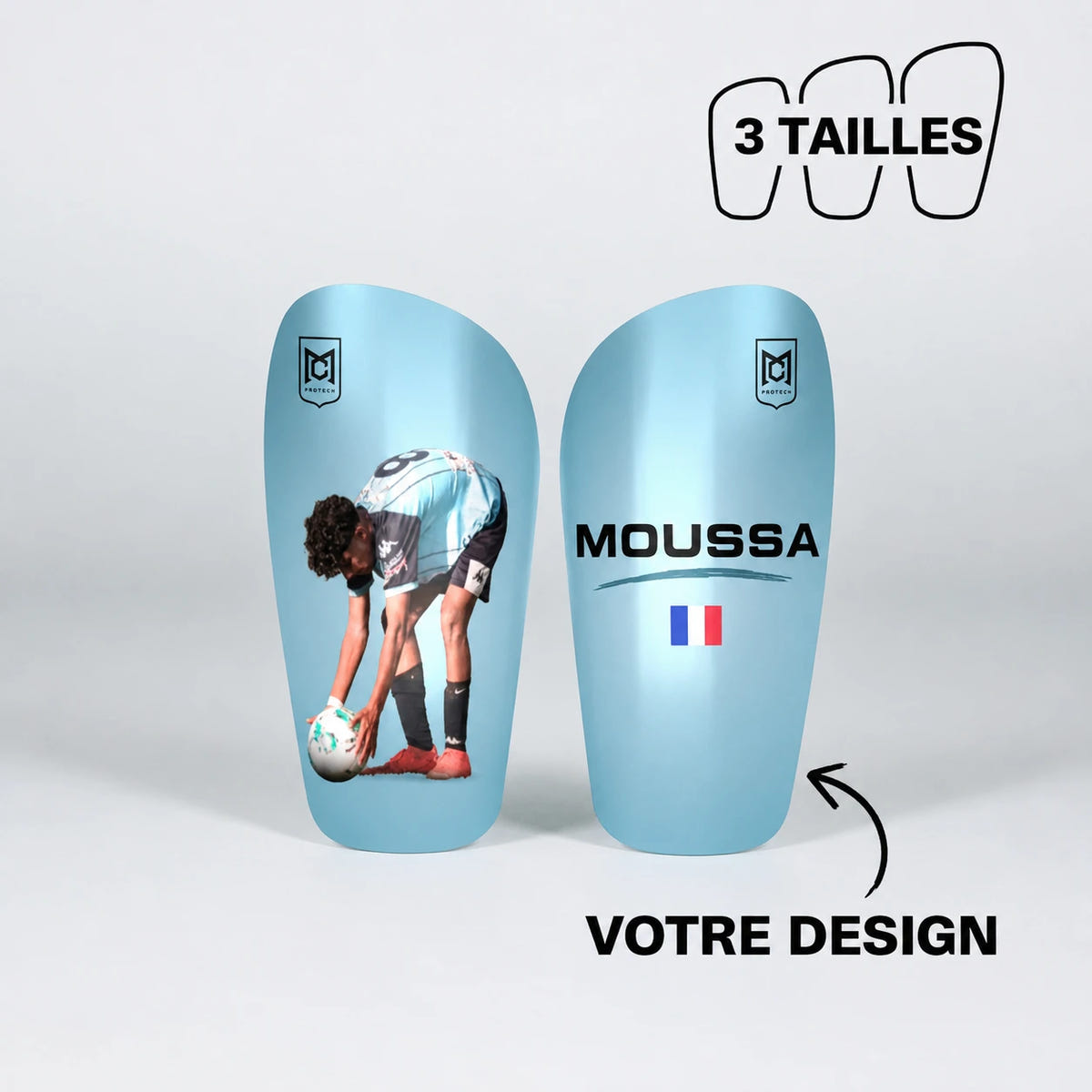 Protège-tibias personnalisables MC Protech
