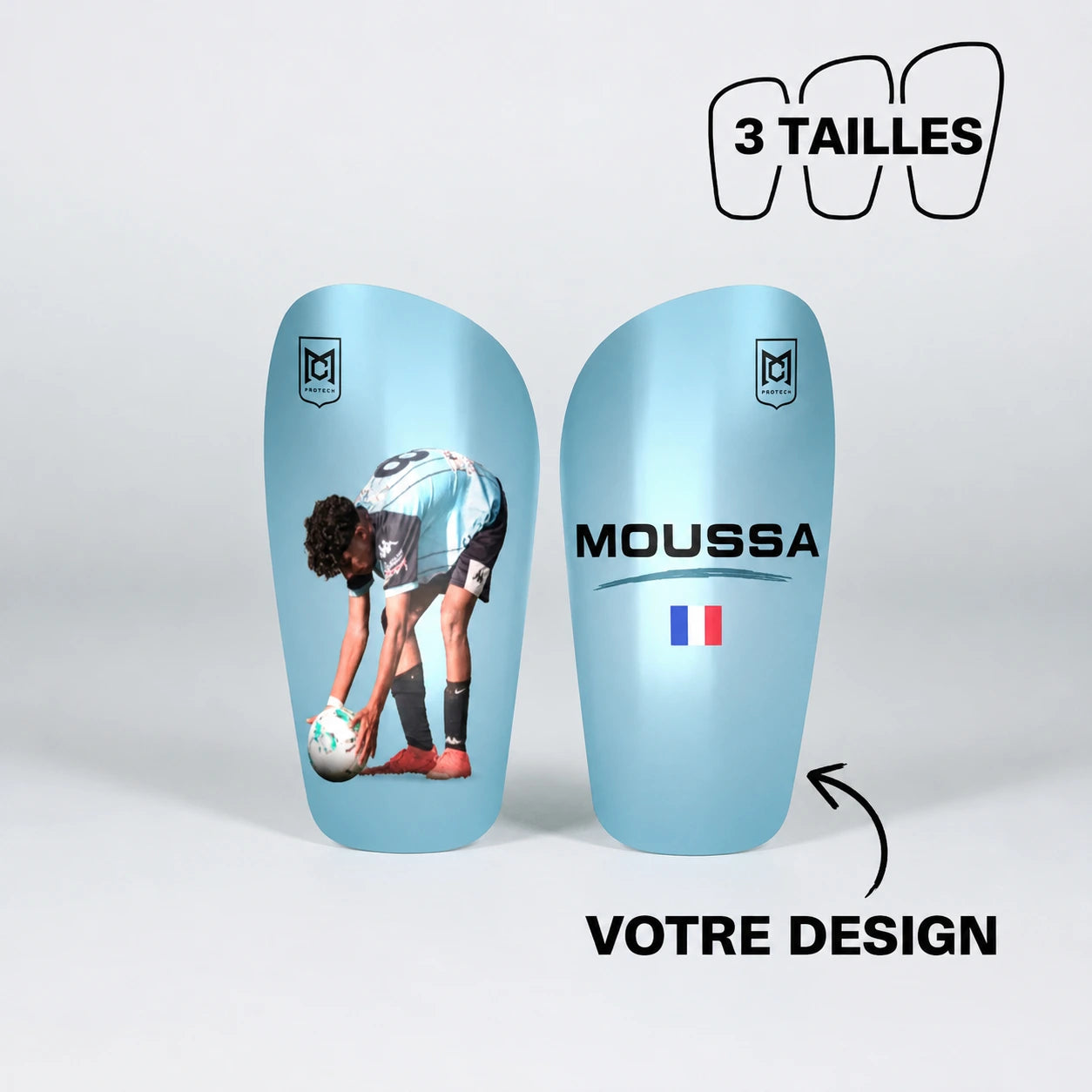 Protège-tibias personnalisables MC Protech