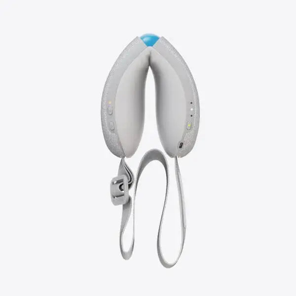 Masque de massage Smart Google Therabody, conçu pour offrir une relaxation profonde et apaiser les tensions faciales.