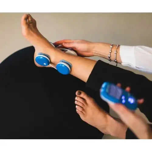 compex fit accessoires bleu pied