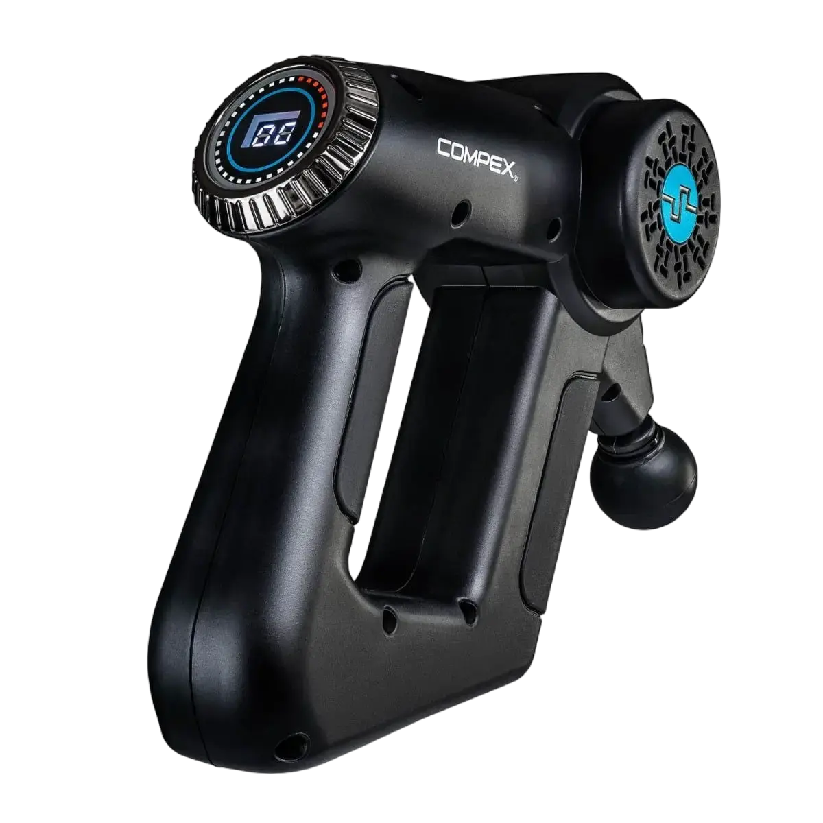 comprex pistolet massage fond blanc
