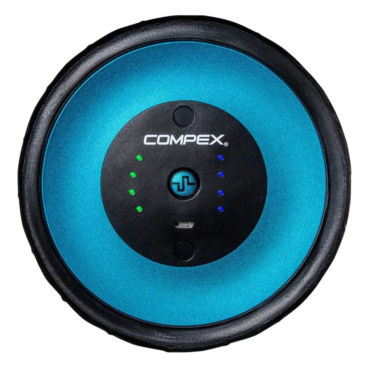 Rouleau de massage Ion Compex, conçu pour soulager les tensions musculaires et améliorer la circulation sanguine.