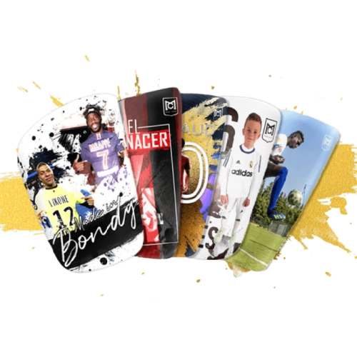 Gold Pack - 4 personalized products with carbon shin guards 2
